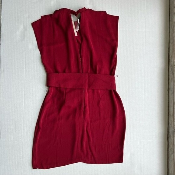 ASOS split sleeve mini dress with tie belt nwt - Picture 5 of 13